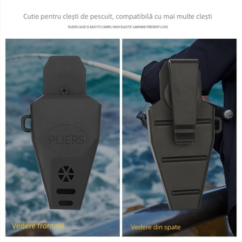 Clește de pescuit rotativ la 360° cu mâner TPR – set portabil de depozitare