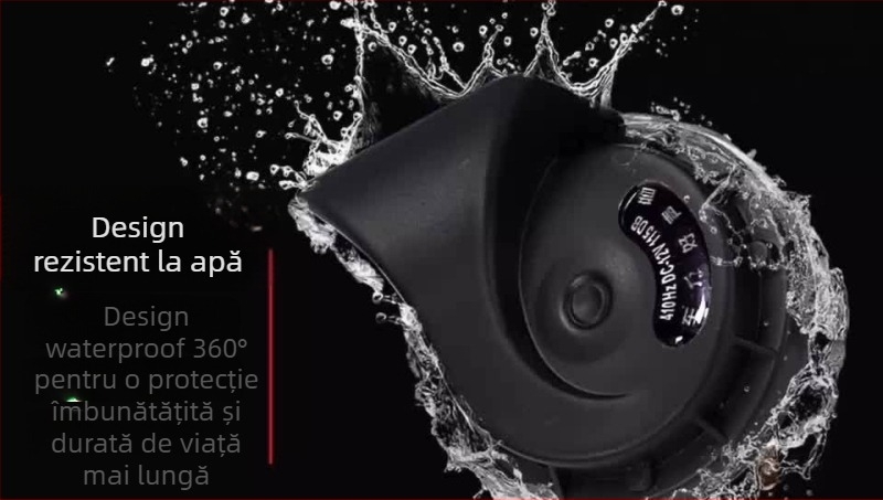 Claxon auto 12V, 48W, 120 dB, frecvență de răspuns 510/410 Hz