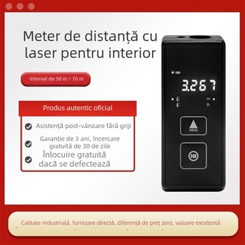 Măsurător cu laser – interior, manual, portabil, măsurare infraroșu