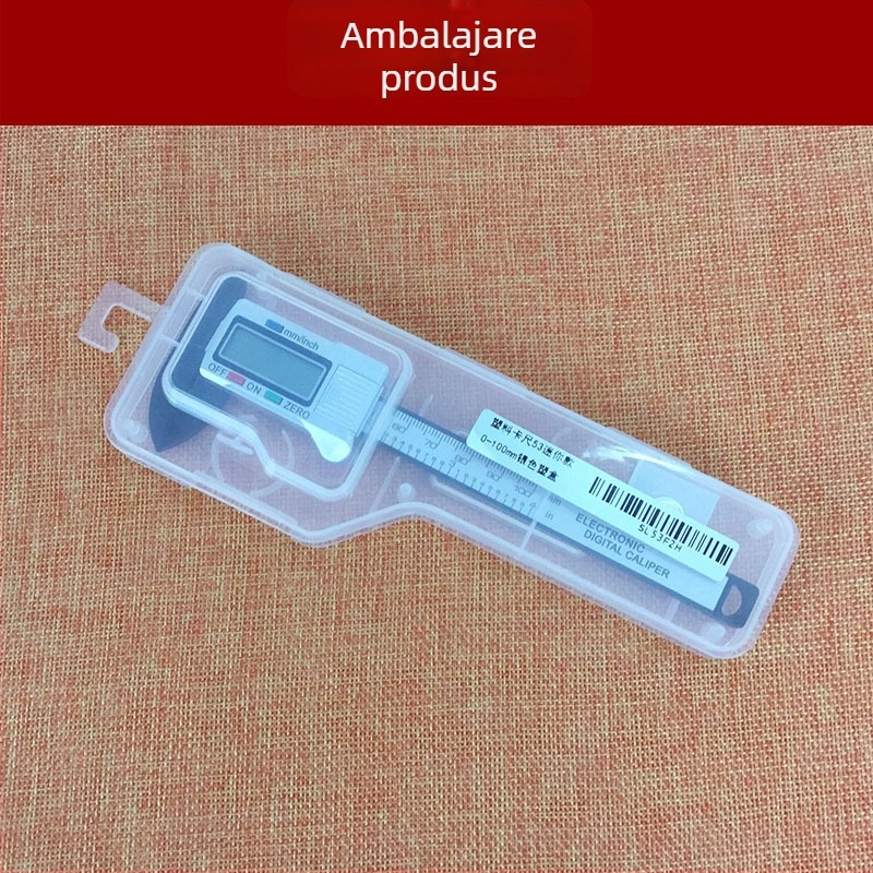 ștanjen digital Haima Xuan (afișaj digital; măsurare adâncime; corp din plastic)