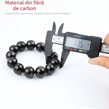 MAKLE caliper digital cu afișaj electronic, din plastic, compact, interval 0-150 mm