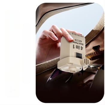 Pompa portabilă pentru pneuri auto, alimentare pe baterie, pompă cu un singur cilindru, debit de aer 30 L/min, funcționare continuă peste 20 de minute, sub 80W