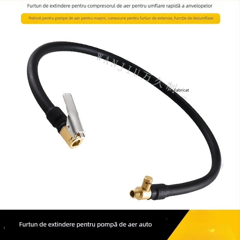 Pompa de aer din cupru cu tub de extensie, cilindru unic, putere sub 80W, debit 50 L/min, model S-026