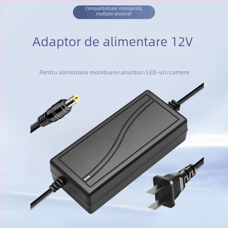 JY Adaptor de alimentare 12V 3A pentru monitor, bandă LED, imprimantă, pompă de aer și motor