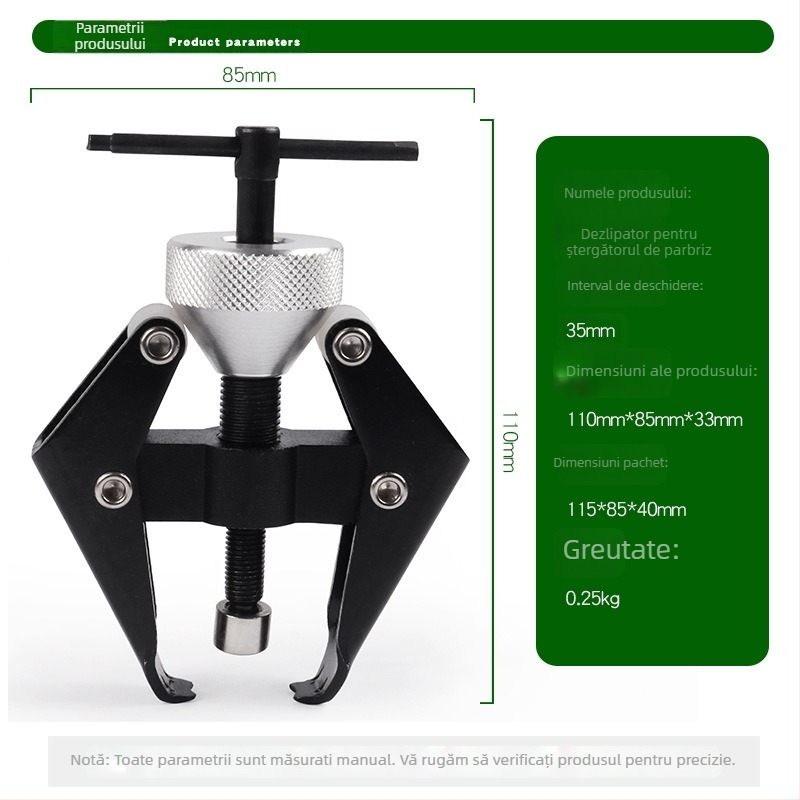 God Super Trăgător Reglabil pentru Brațul Ștergătorului — Unealtă Specială pentru Demontare, Piese Forjate