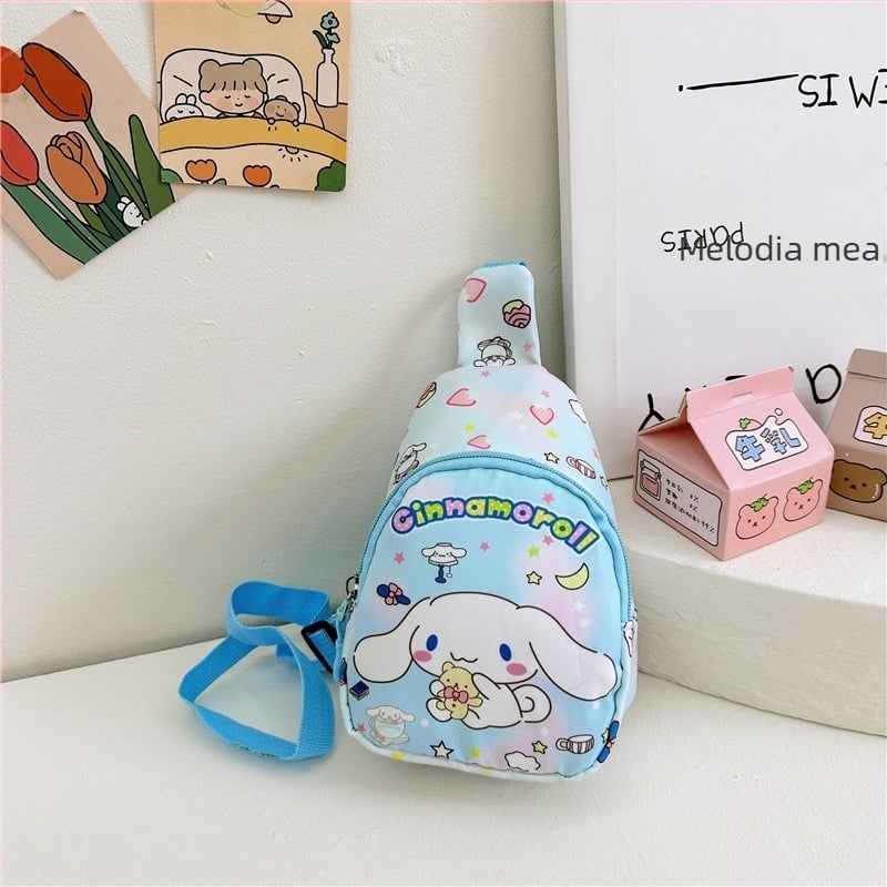 Geantă de talie pentru copii cu design Cartoon Coolomi – gen neutru, exterior din nylon, căptușeală poliester, foarte ușoară