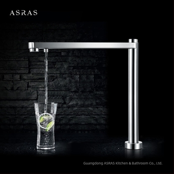 Robinet de bucătărie din oțel inoxidabil 304, cu ridicare, apă caldă și rece, purificare a apei, trei în unu, miez ceramic, AS-3060