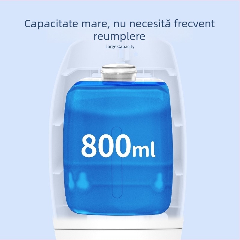 Duzator de săpun cu spumă montat pe perete – apăsare manuală, ABS, brand Rivo, stil modern minimalist