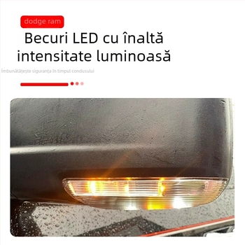 Lumina LED pentru oglinda Dodge Ram 1500/2500 cu semnal de schimbare direcției, 5W, 12V, modelele 68064949AA-L / 68064948AA-R