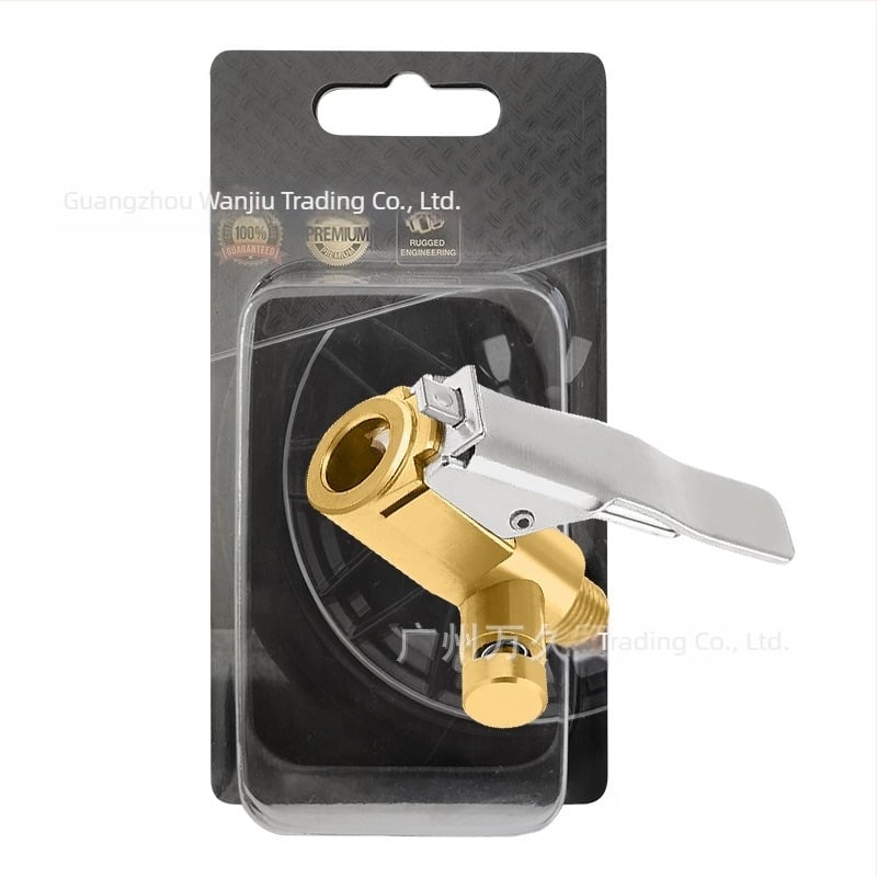 Cuplaj de conversie pentru pompă de aer cu manometru, corp din cupru, 220W, debit 50 L/min, afișaj digital, pentru autovehicule, motociclete și biciclete