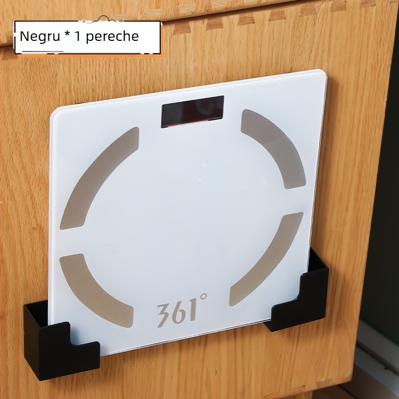 Suport montat pe perete pentru cântar digital – fără găuri, spațiu de depozitare pentru cântare corporale universale