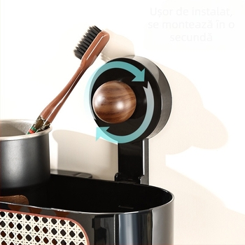 Raft de baie cu ventuze, montaj pe perete fără găuri, stil modern minimalist, model jjdhhvr, brand Sicheng, 1 nivel