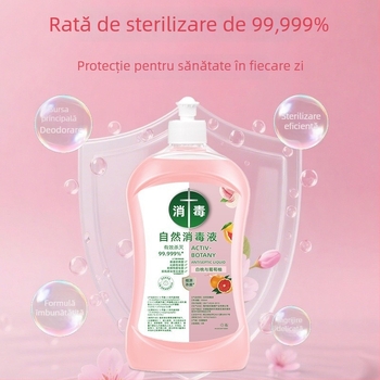 Dezinfectant natural pentru suprafețe casnice – lichid 500 ml, eliminare sigură a petelor, potrivit pentru bucătărie, baie și curățarea mașinii