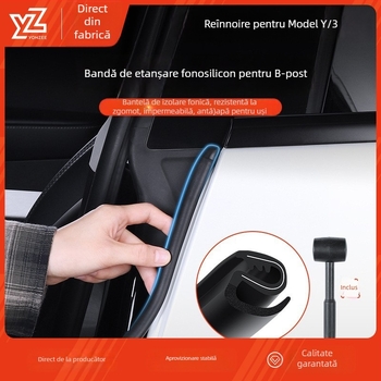 YZ etanșare fonică pentru B-pilar, compatibil Tesla
