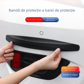Bandă anti-coliziune pentru bara față și bara spate – PVC, cauciuc moale, compatibil universal