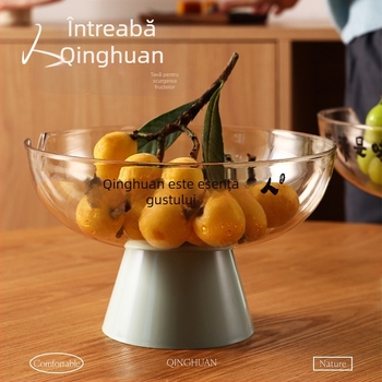 Farfurie pentru fructe cu capac, formă papion (Plastic • Stil modern minimalist • Xinhuo • Vară 2024)