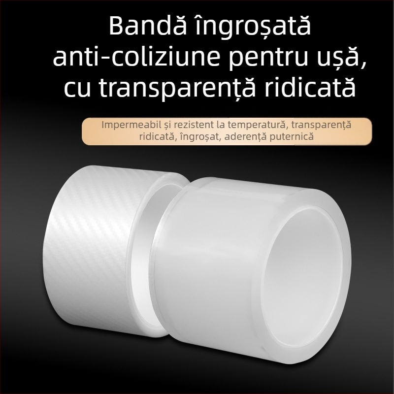 Protecție transparentă a pragului de ușă auto din PVC – anti-derapare, protecție portbagaj