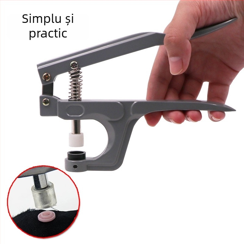 Pliant din aluminiu pentru nasturi snap – brand Three Gang, potrivit pentru paltoane, pălării, pantaloni casual, genți, jachete și îmbrăcăminte pentru copii