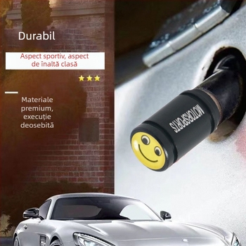 Cap de valve fără cameră, din aluminiu, cavitate mare a miezului, filet italian