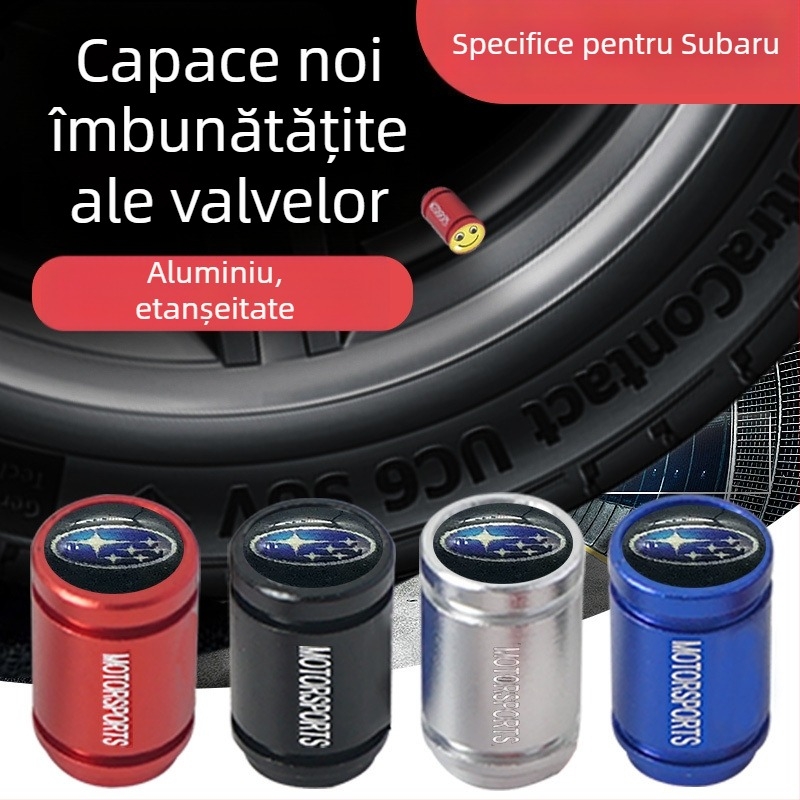 Cap de valve fără cameră, din aluminiu, cavitate mare a miezului, filet italian