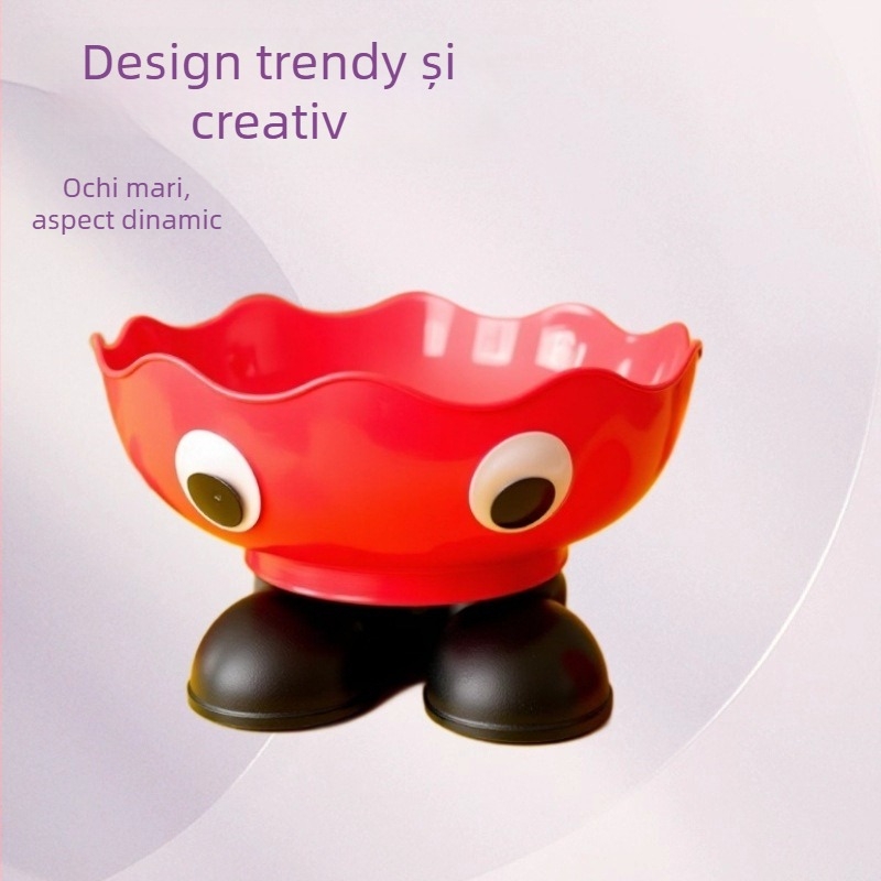 Platou pentru fructe, stil modern minimalist, suprafață gravată, material PET+ABS, lansat în 2025, calitate de primă clasă.