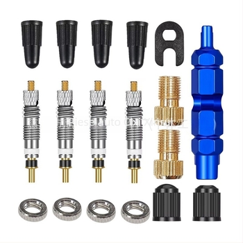 Adaptor ventile bicicletă de munte – cupru, cu filet, nucleu obișnuit