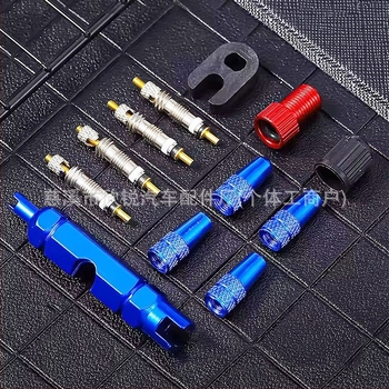 Adaptor ventile bicicletă de munte – cupru, cu filet, nucleu obișnuit