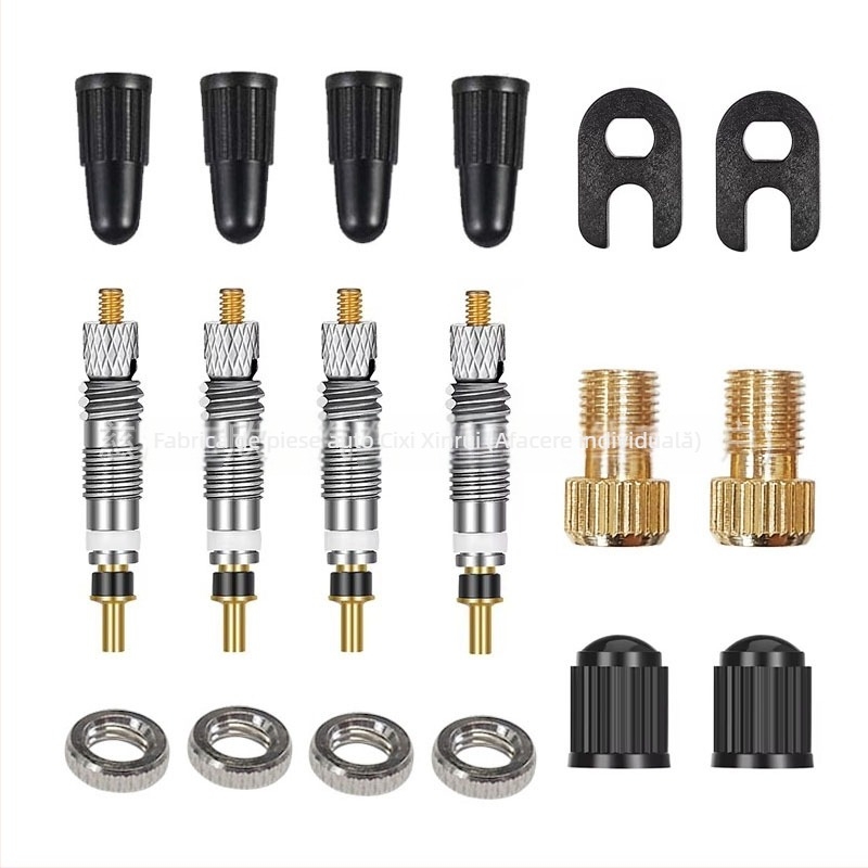 Adaptor ventile bicicletă de munte – cupru, cu filet, nucleu obișnuit