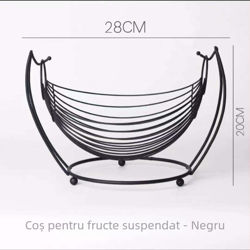 Coș de fructe pentru depozitarea gustărilor pe birou — brand Chuangtai, lansat în 2023, stil modern minimalist, material: Altul