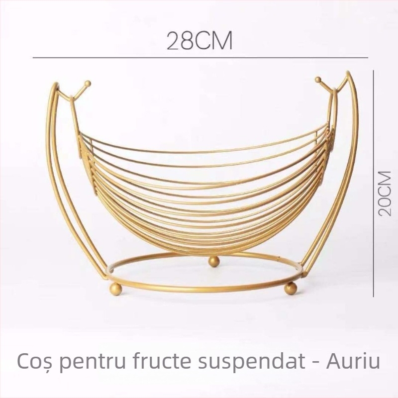 Coș de fructe pentru depozitarea gustărilor pe birou — brand Chuangtai, lansat în 2023, stil modern minimalist, material: Altul