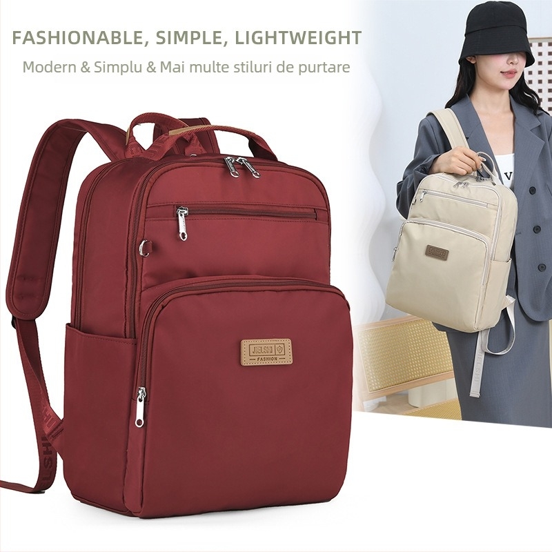 Rucsac cu stil urban simplu, material Oxford, fermoar de deschidere, buzunare interioare: buzunar cu fermoar, buzunar pentru telefon, buzunar pentru ID, potrivit pentru călătorii de agrement