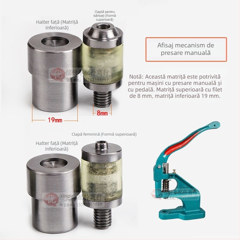 Formă pentru nasturi din rășină | Nasture cu găuri | Potrivit pentru cămăși, jachete, rucsaci | Brand: Nine Energy