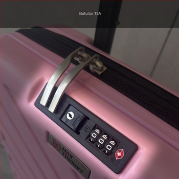 Valiză pliabilă pentru călătorii, structură ușoară ABS+PC, extensibilă, încuietoare TSA cu combinație, roți universale, deschidere cu fermoar