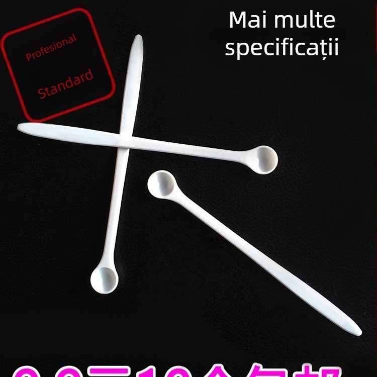 Set linguri de măsurat, mâner lung, plastic PP, precizie 0,25 g, pentru pudră probiotică și sare de bucătărie 1 g