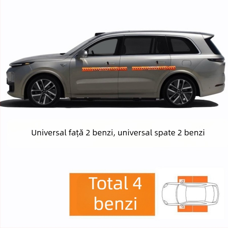 Bandă magnetică de protecție a ușii pentru automobil – protecție pentru panourile laterale, anti-zgârieturi și anti-coliziune, 85 cm