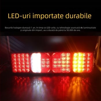 Far spate Howo A7 – LED 10W, 24V, carcasă din acrilic