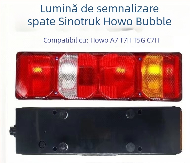 Far spate Howo A7 – LED 10W, 24V, carcasă din acrilic