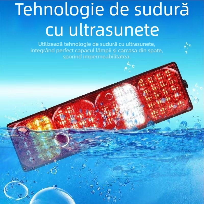 Far spate Howo A7 – LED 10W, 24V, carcasă din acrilic
