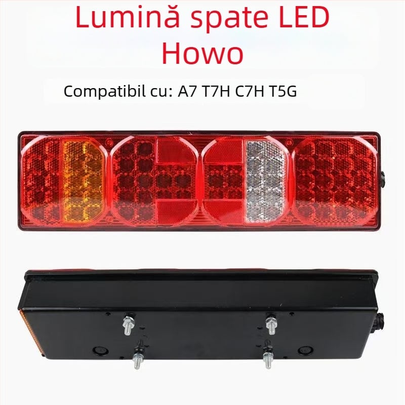 Far spate Howo A7 – LED 10W, 24V, carcasă din acrilic
