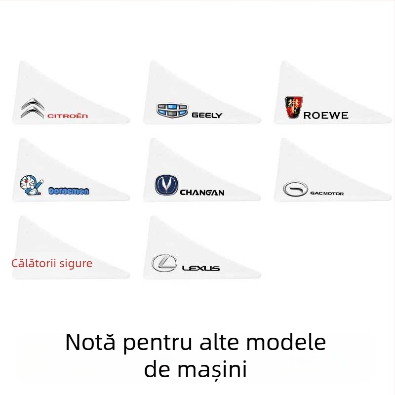 Protecție universală pentru colțul portierei automobilului, protecție împotriva zgârieturilor, PVC