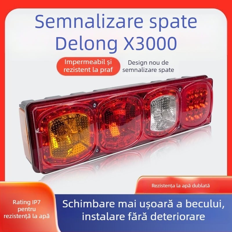 Lampa LED spate Shaanxi Delong X3000 — 24V, 10W, 50.000 ore durată de viață