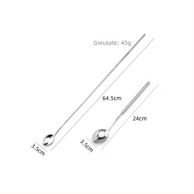 Furculiță retractabilă din oțel inoxidabil pentru dining occidental; oțel inoxidabil 304; finisaj oglindă; stil simplu; imprimare logo permisă.