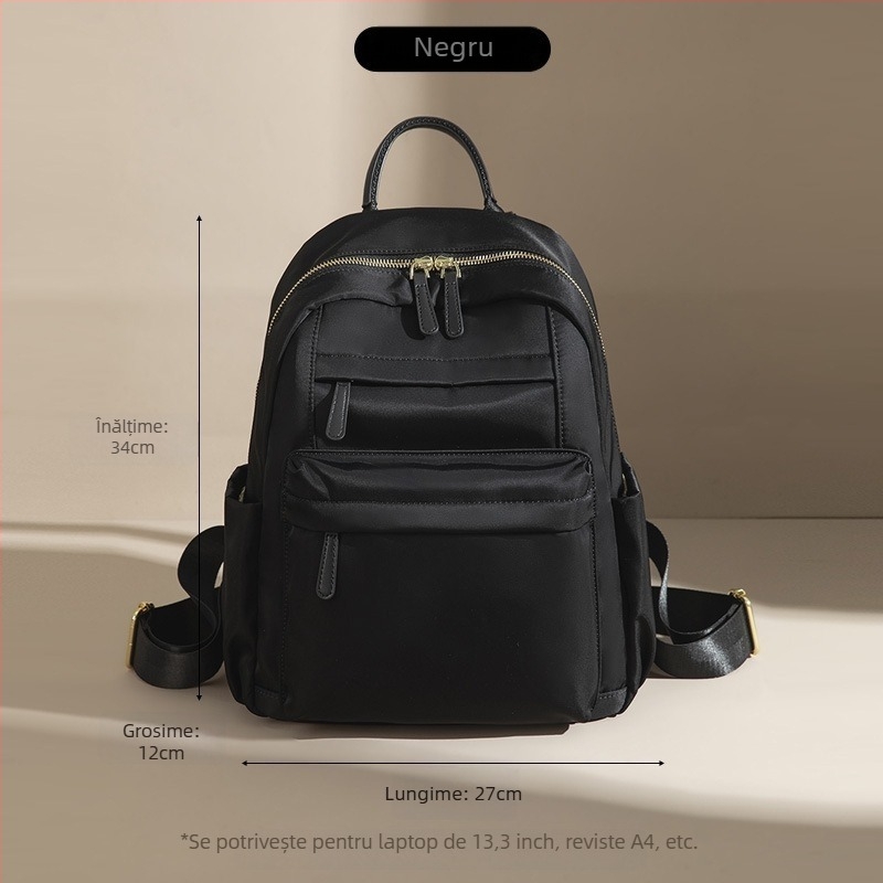 Rucsac Oxford pentru femei, pentru călătorii — capacitate mare, ușor, compartiment pentru laptop