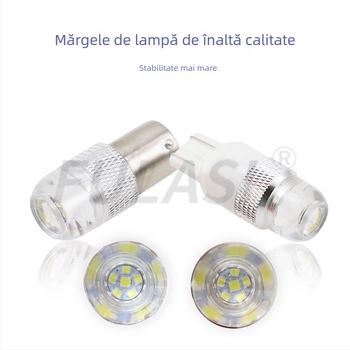 LED stop-signală și semnal de viraj cu lumină de mers înapoi, lentilă 6W-C, 3030 LED, universal, 10-60V, 7500K, carcasă din aluminiu