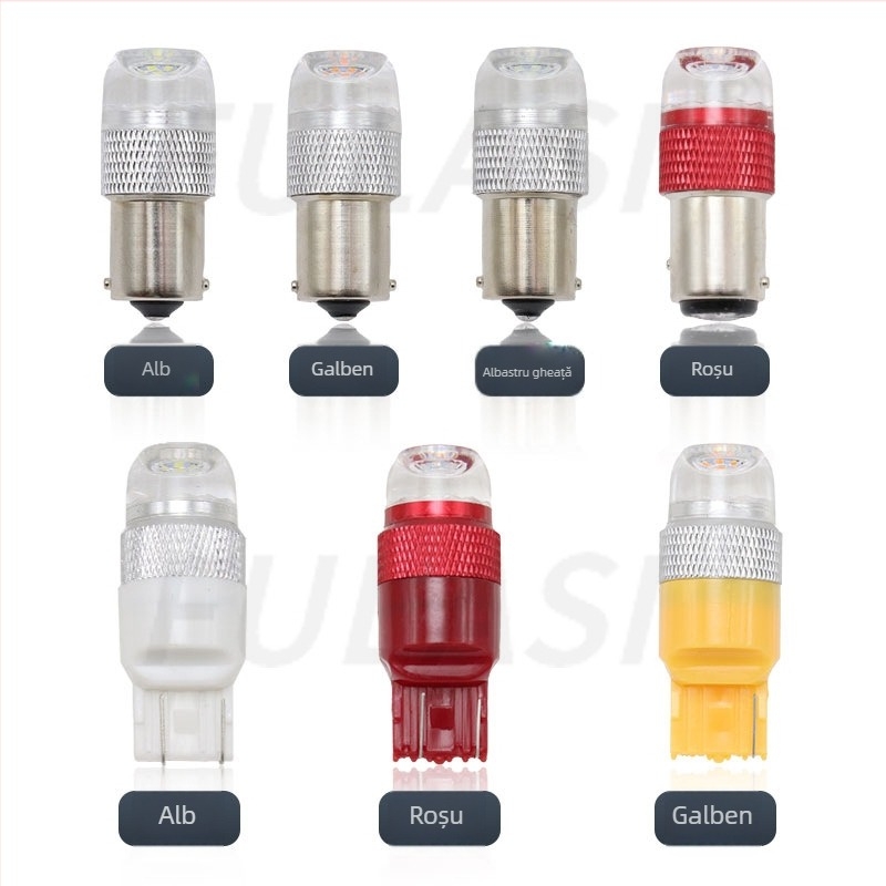 LED stop-signală și semnal de viraj cu lumină de mers înapoi, lentilă 6W-C, 3030 LED, universal, 10-60V, 7500K, carcasă din aluminiu