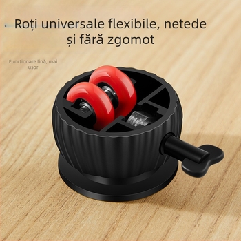 Roți universale pentru mobilier, din POM+ABS, rezistență la uzură