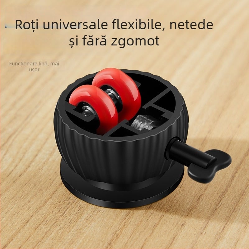 Roți universale pentru mobilier, din POM+ABS, rezistență la uzură