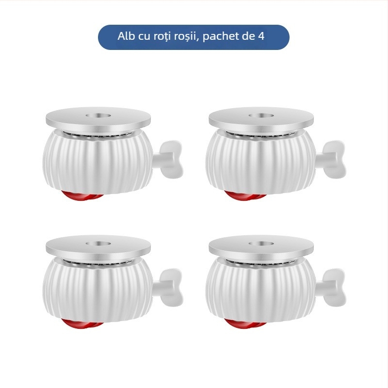 Roți universale pentru mobilier, din POM+ABS, rezistență la uzură
