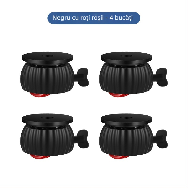 Roți universale pentru mobilier, din POM+ABS, rezistență la uzură