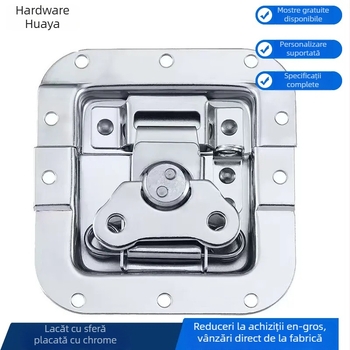 Încuietoare pentru cutii, metalică, Hy-010, stil urban minimalist, primăvara 2024